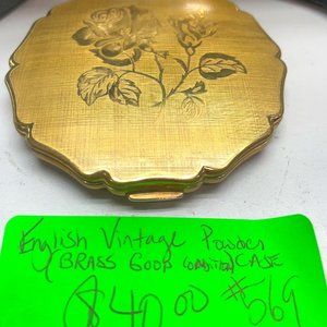 English Vintage Powder Case